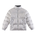 The North Face Contrast-Panel Puffer Jacket – Stand Collar