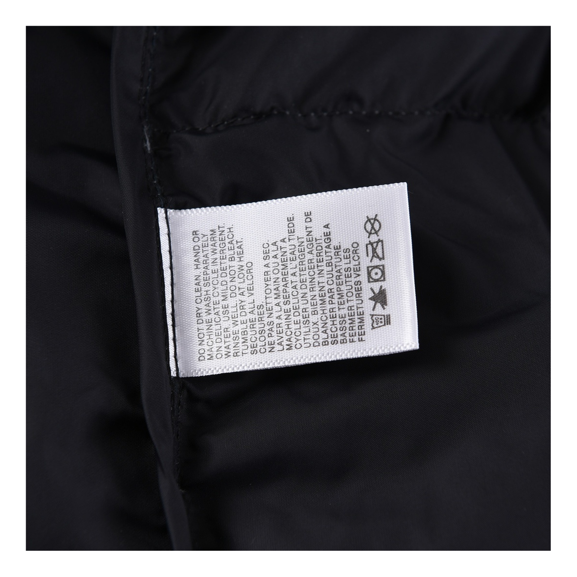 The North Face Contrast-Panel Puffer Jacket – Stand Collar