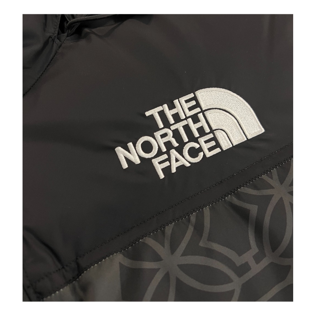 The North Face 1996 Nuptse Patterned Puffer Jacket – Black, 700-Fill