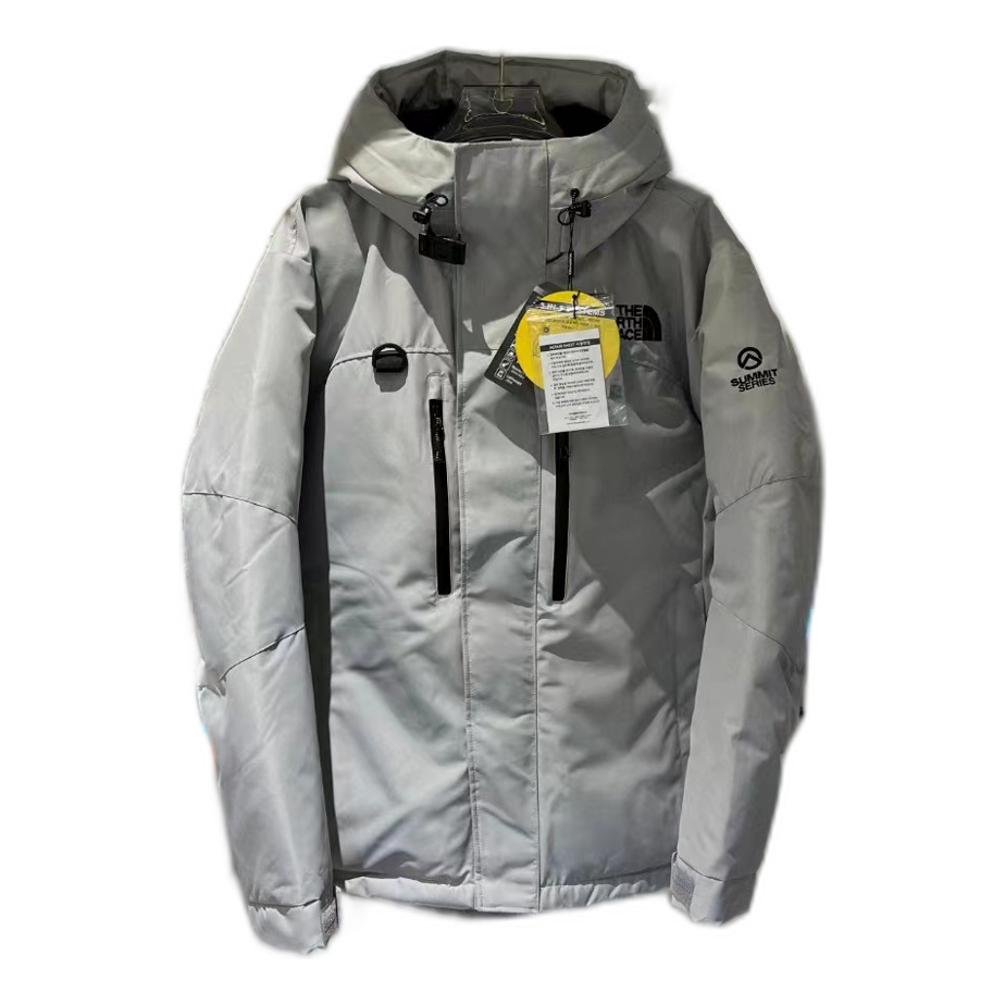 The North Face Himalayan Down Parka – Grey & White, 700-Fill